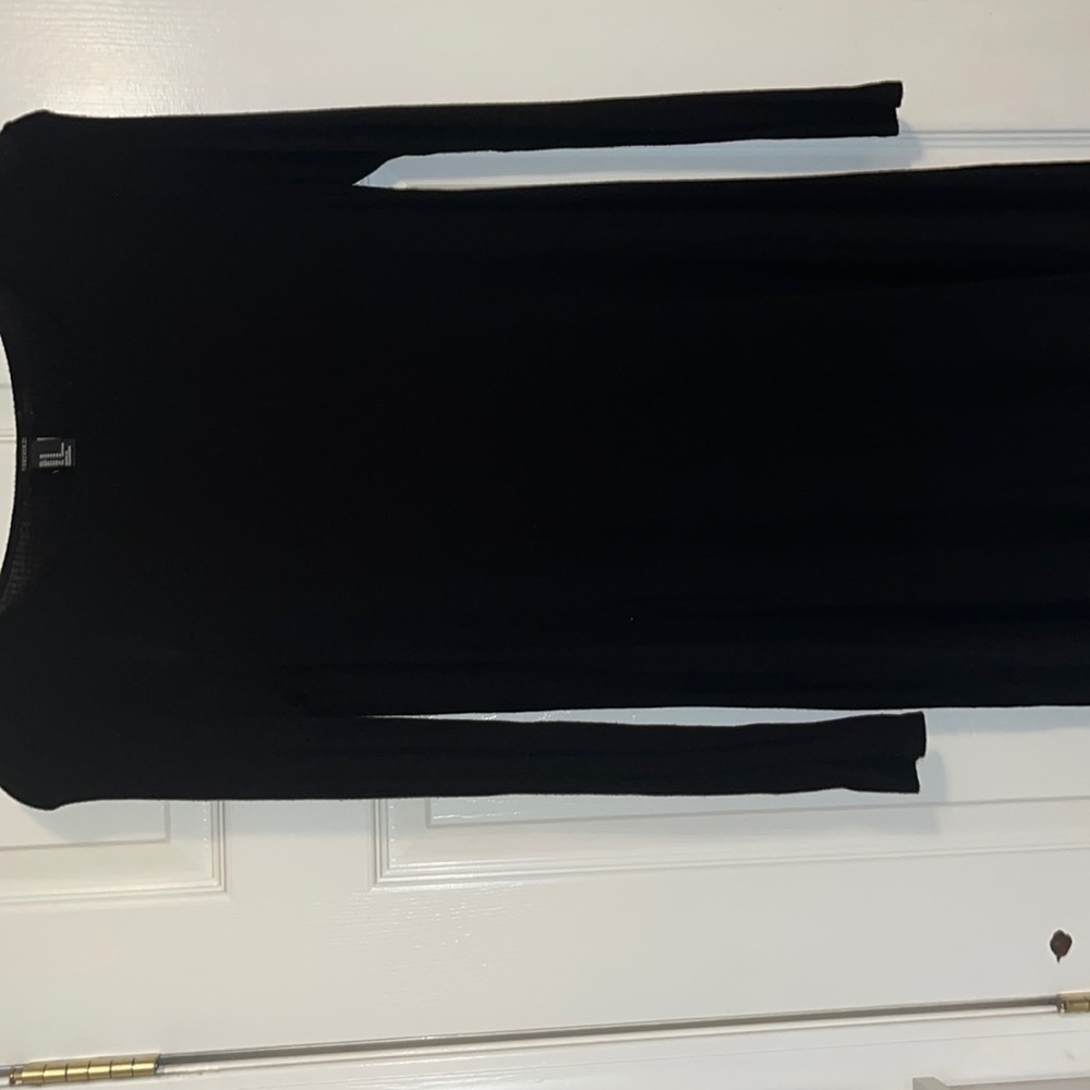 Forever 21 long sleeve black dress